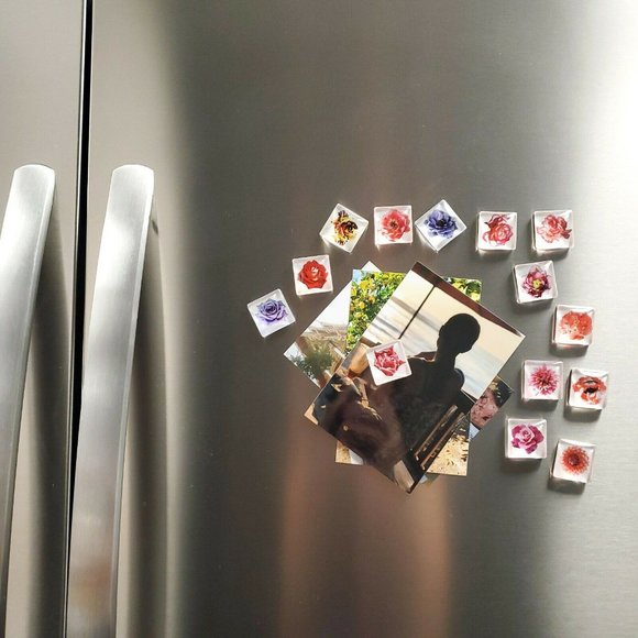 15 pieces Refrigerator Magnet Decorative Square Magnet - Picture 10 of 12